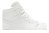 Air Jordan 1 Mid 'Triple White' 2019 view 2