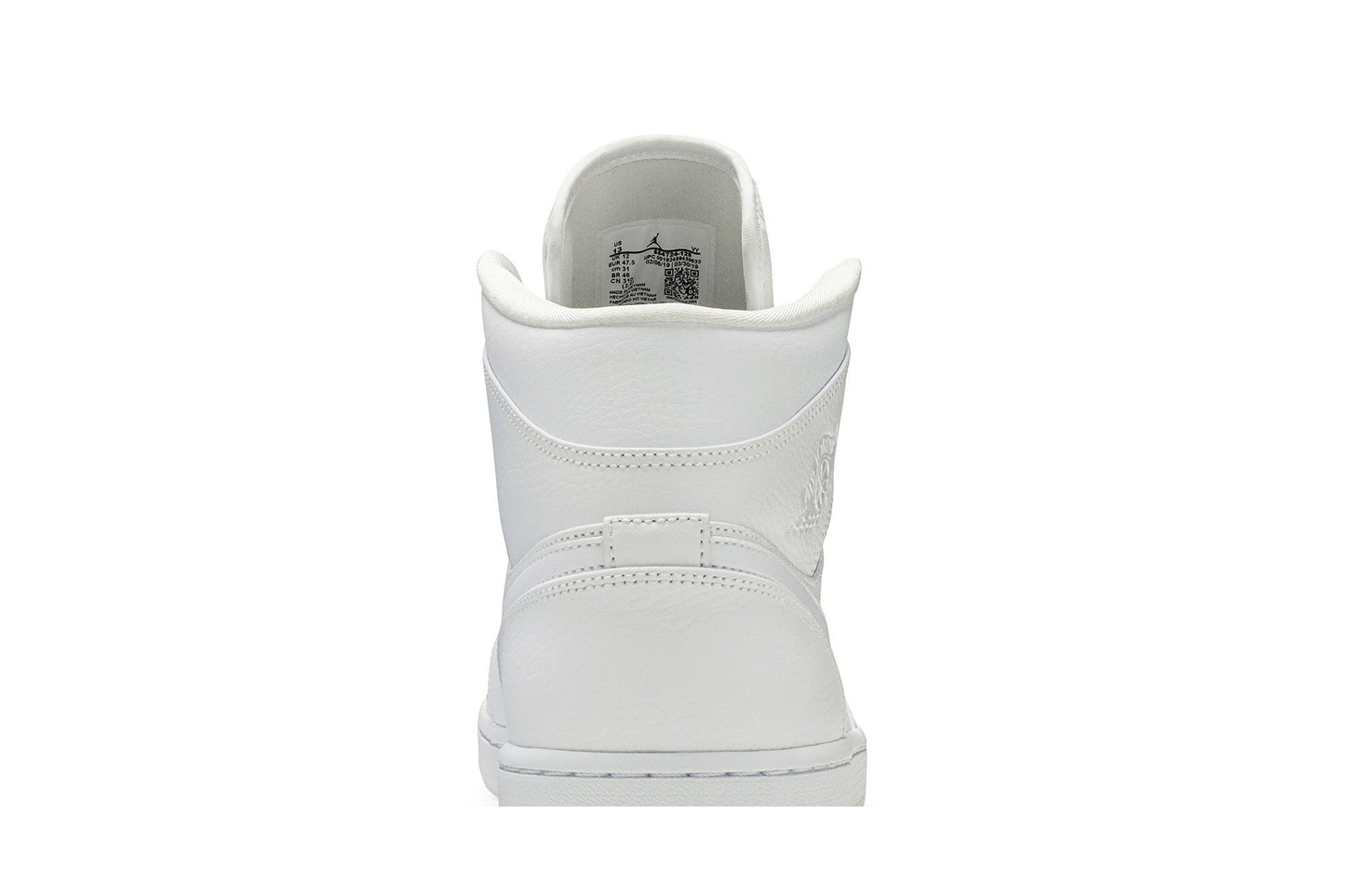 Air Jordan 1 Mid 'Triple White' 2019