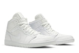Air Jordan 1 Mid 'Triple White' 2019 view 8