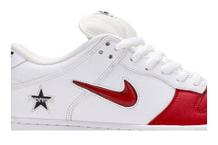 Supreme x Nike Dunk SB Low 'Varsity Red' view 2