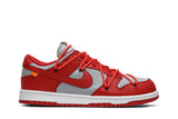 Off-White x Nike Dunk Low 'University Red' view 1