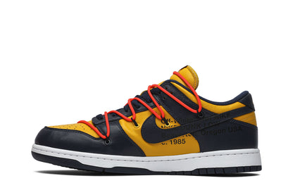 Off-White x Nike Dunk Low 'University Gold'