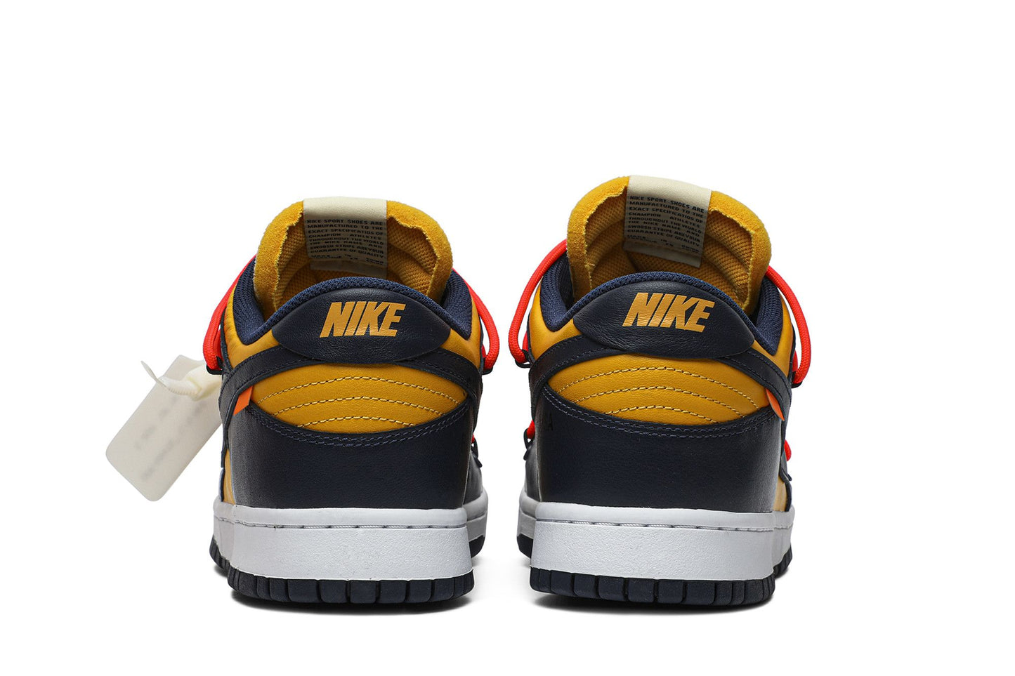 Off-White x Nike Dunk Low 'University Gold'