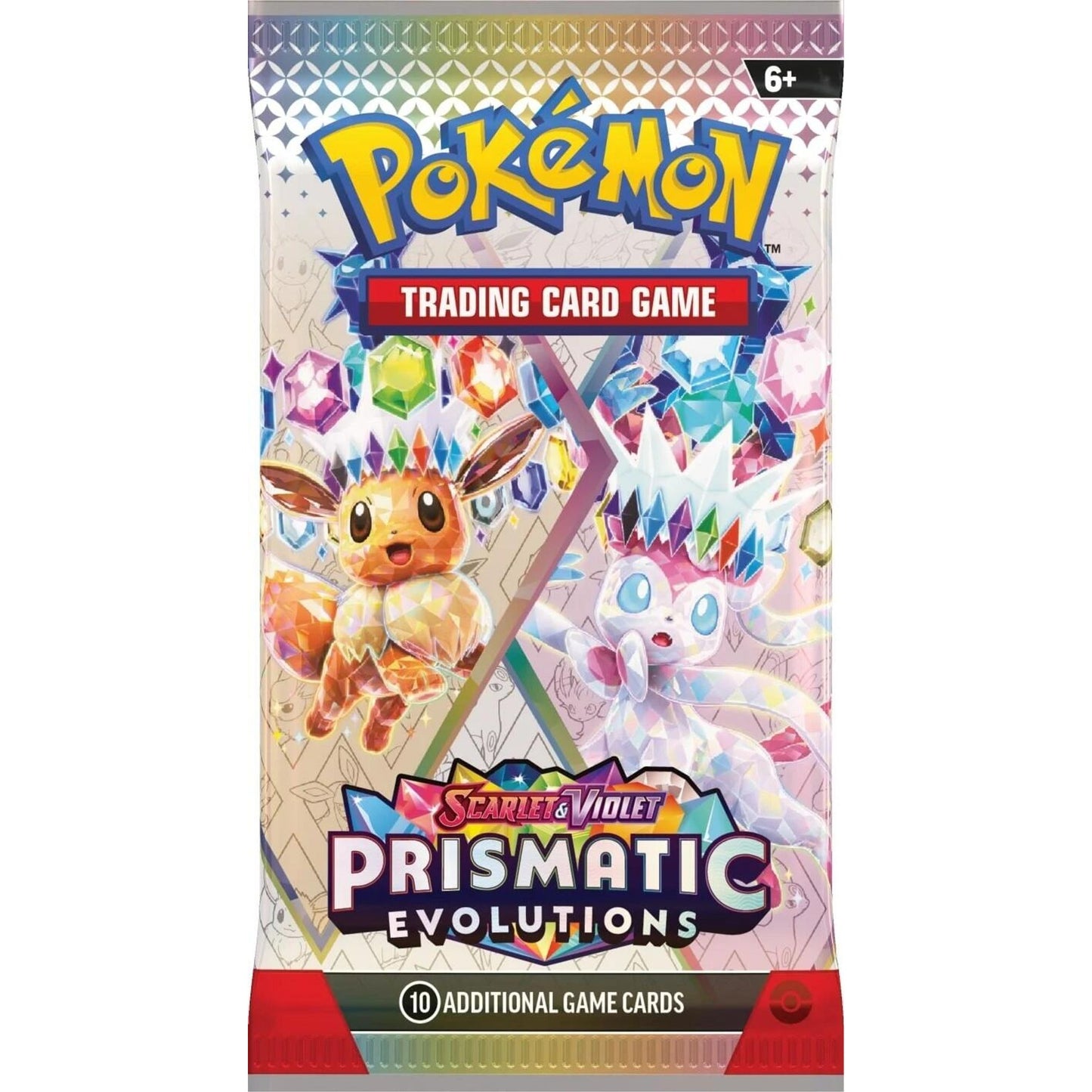 Pokemon — Prismatic Evolutions Booster Pack — 5 Pack Bundle