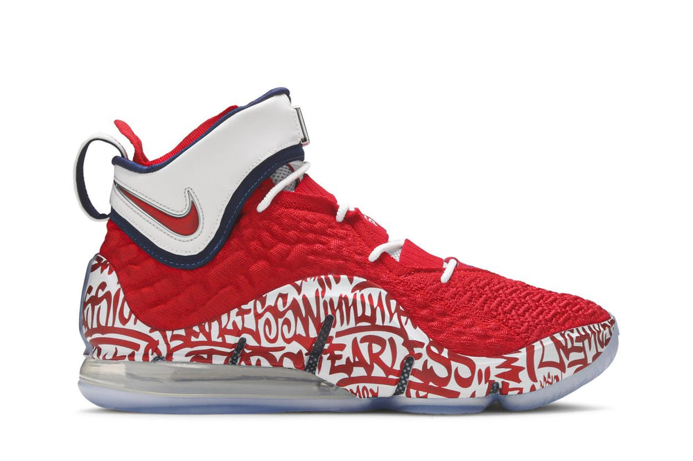 Nike LeBron 17 'LeBron 4 Red Graffiti'