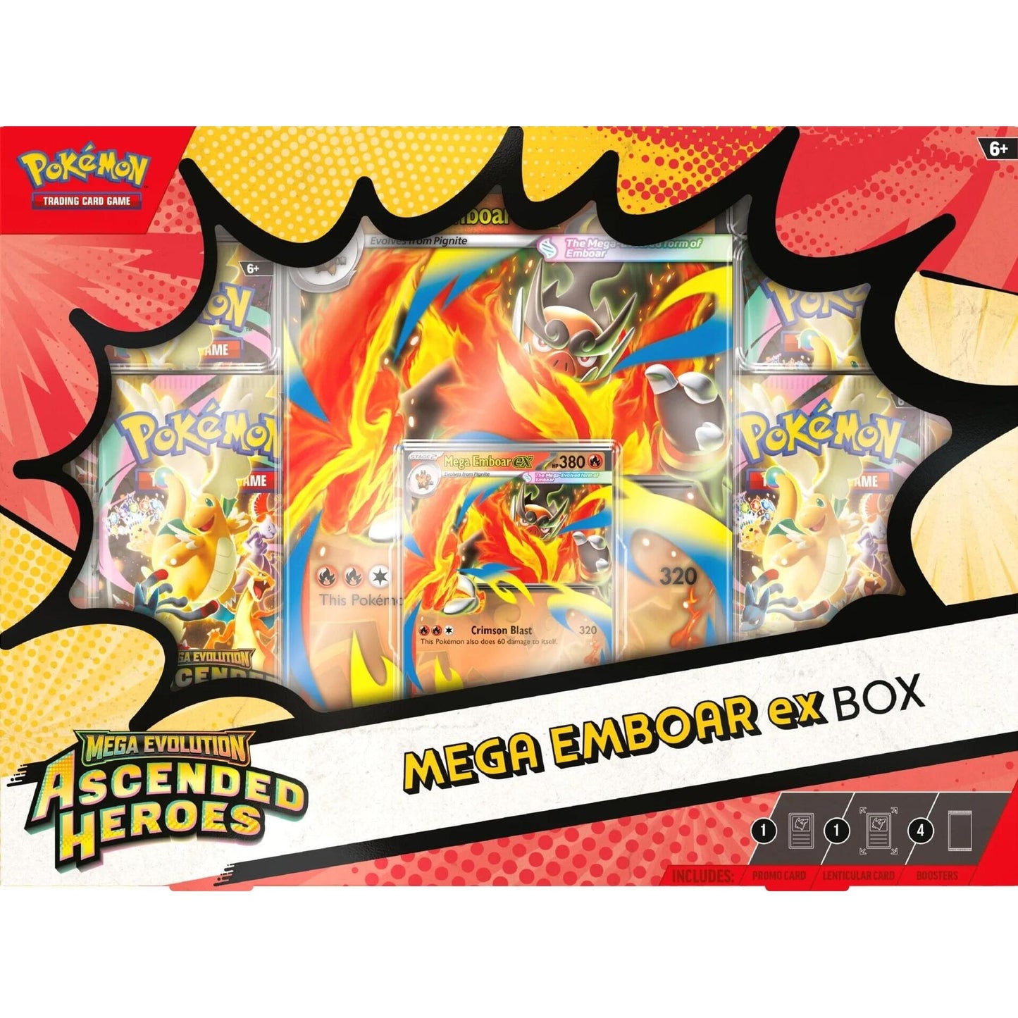 Ascended Heroes Mega Emboar ex Box