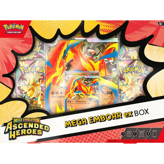 Ascended Heroes Mega Emboar ex Box
