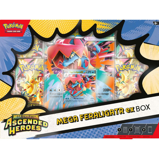 Ascended Heroes Mega Feraligatr ex Box (Set of 10)