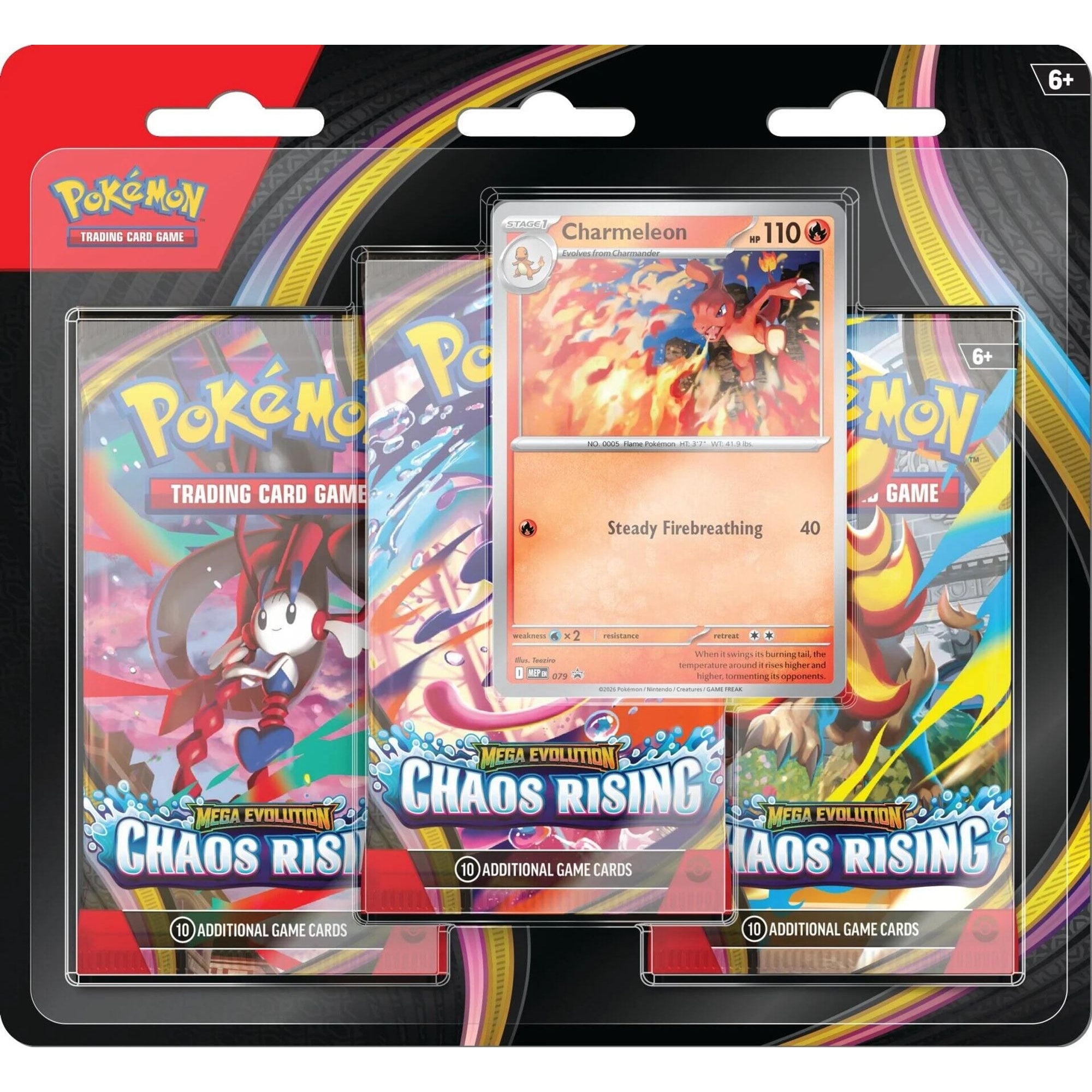 Chaos Rising 3-Pack Blister [Charmeleon] | Retailer