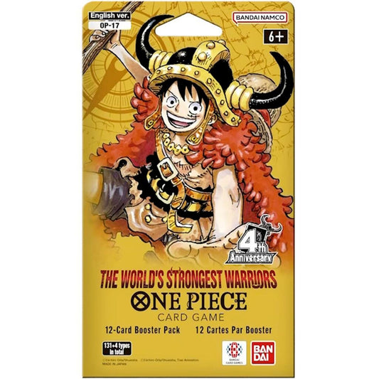 The World's Strongest Warriors Sleeved Booster Pack (5-Pack Bundle)