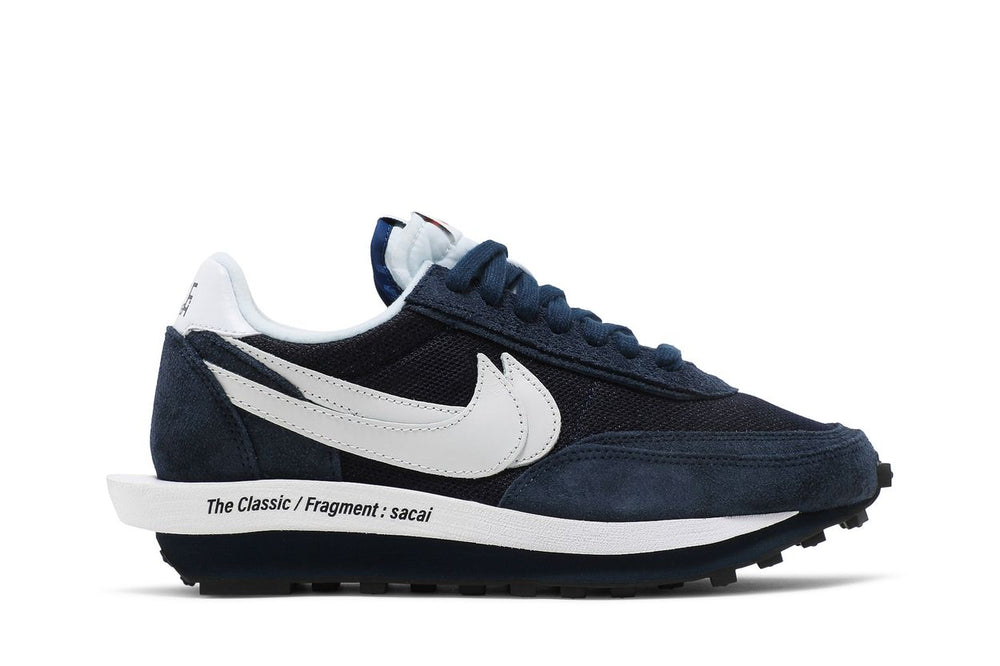 Fragment Design x sacai x Nike LDV Waffle 'Blackened Blue'