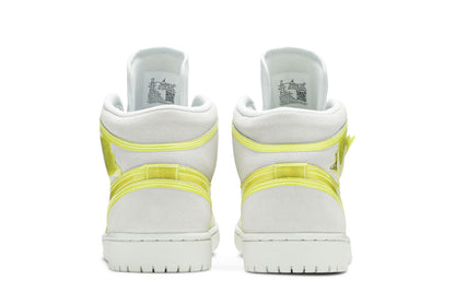 Wmns Air Jordan 1 Mid LX 'Off White Opti Yellow'