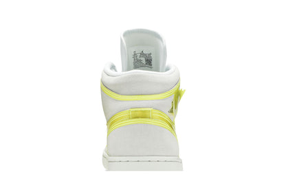 Wmns Air Jordan 1 Mid LX 'Off White Opti Yellow'