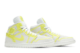 Wmns Air Jordan 1 Mid LX 'Off White Opti Yellow' view 8