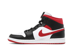 Air Jordan 1 Mid 'Black Gym Red' view 3