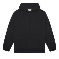 Fear of God Essentials Full Zip Up Hoodie 'Stretch Limo' view 1