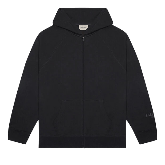 Fear of God Essentials Full Zip Up Hoodie 'Stretch Limo'