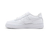 Nike Air Force 1 LE GS 'Triple White view 3