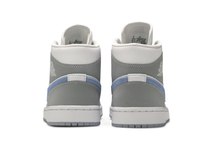 Wmns Air Jordan 1 Mid 'Wolf Grey Aluminum'