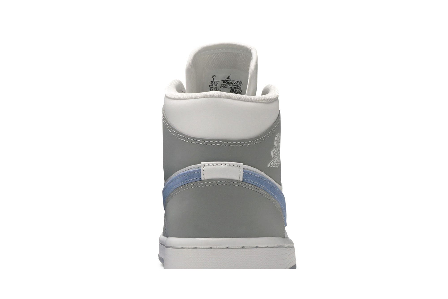 Wmns Air Jordan 1 Mid 'Wolf Grey Aluminum'