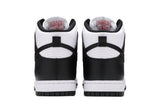 Nike Dunk High Black White view 6