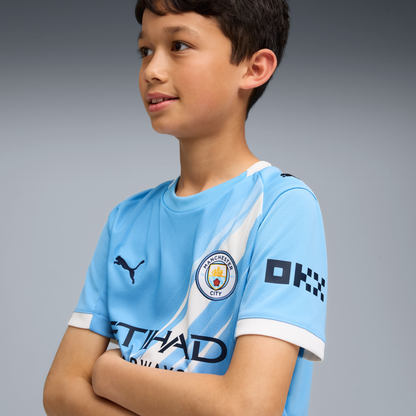 Manchester City PUMA Youth Home Shirt 25/26