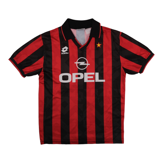 AC Milan 1994-95 Home Shirt (#18 BAGGIO)