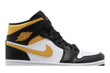 Air Jordan 1 Mid 'Black University Gold' view 2