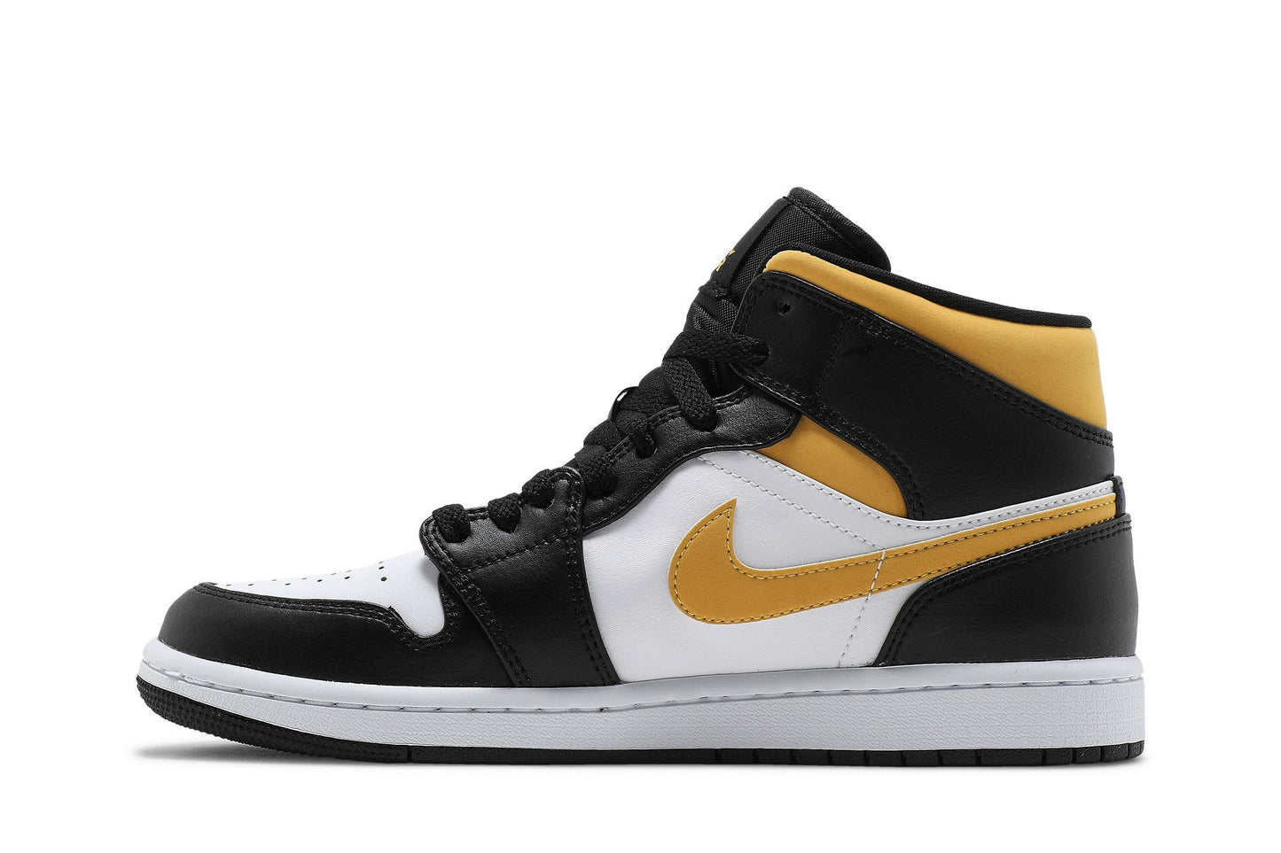 Air Jordan 1 Mid 'Black University Gold'