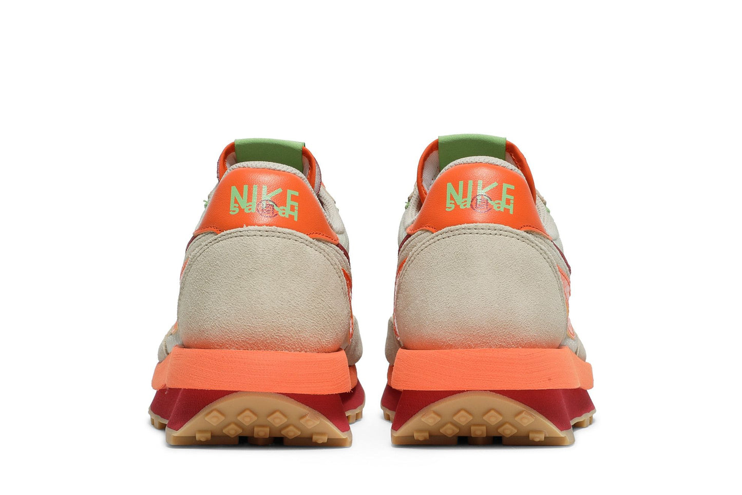 sacai x Clot x Nike LDWaffle 'Net Orange Blaze'