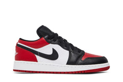 Air Jordan 1 Low GS 'Bred Toe' view 1
