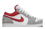 Air Jordan 1 Low SE 'Light Smoke Grey Gym Red' view 2