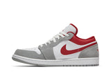 Air Jordan 1 Low SE 'Light Smoke Grey Gym Red' view 3