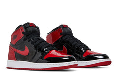 Air Jordan 1 Retro High OG GS 'Patent Bred' view 8