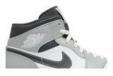 Air Jordan 1 Mid 'Light Smoke Grey' view 2