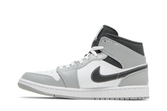 Air Jordan 1 Mid 'Light Smoke Grey' view 3