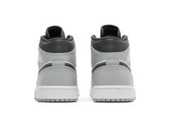 Air Jordan 1 Mid 'Light Smoke Grey' view 6