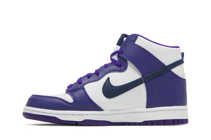 Nike Dunk High GS White Midnight Navy