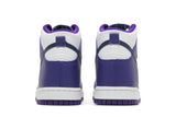 Nike Dunk High GS White Midnight Navy view 6