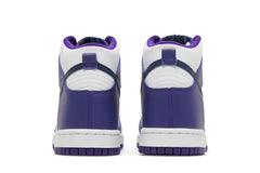 Nike Dunk High GS White Midnight Navy view 6