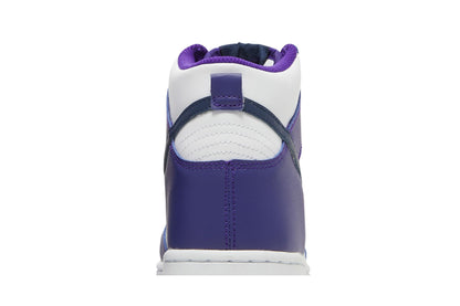 Nike Dunk High GS White Midnight Navy