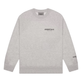 Fear of God Essentials Crewneck Sweatshirt 'Dark Heather Oatmeal' view 1