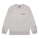 Fear of God Essentials Crewneck Sweatshirt 'Dark Heather Oatmeal' view 2