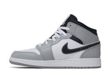 Air Jordan 1 Mid GS 'Light Smoke Grey' view 3