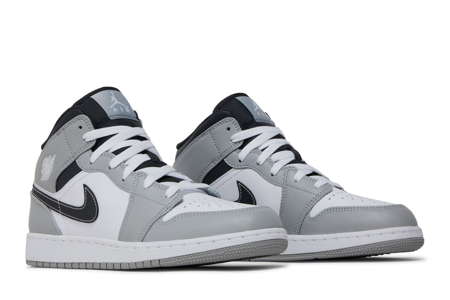 Air Jordan 1 Mid GS 'Light Smoke Grey'