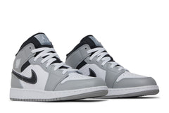 Air Jordan 1 Mid GS 'Light Smoke Grey' view 8