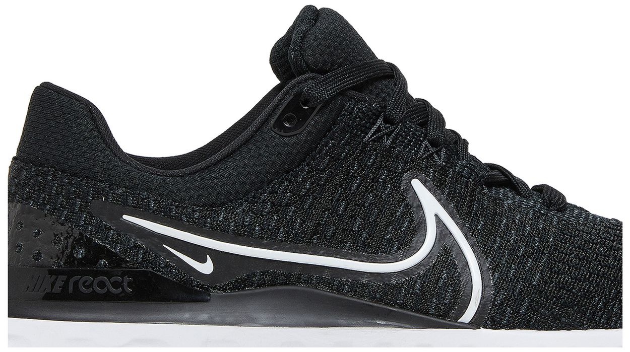 Nike React Infinity Run Flyknit 3 'Black White' (image 2 of 8)