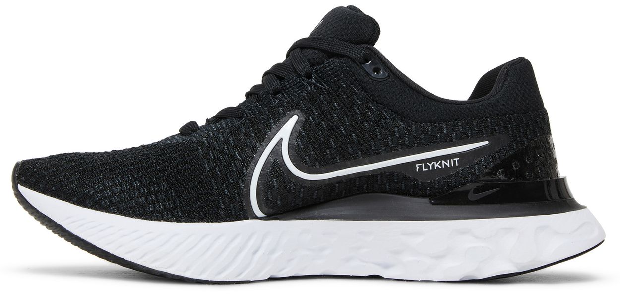 Nike React Infinity Run Flyknit 3 'Black White' (image 3 of 8)