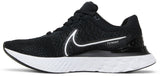 Nike React Infinity Run Flyknit 3 'Black White' view 3
