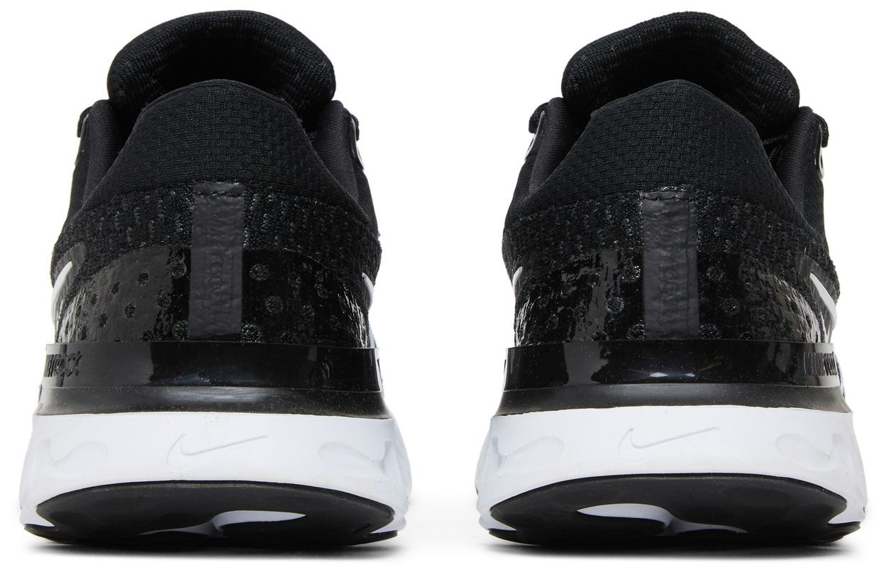 Nike React Infinity Run Flyknit 3 'Black White' (image 6 of 8)